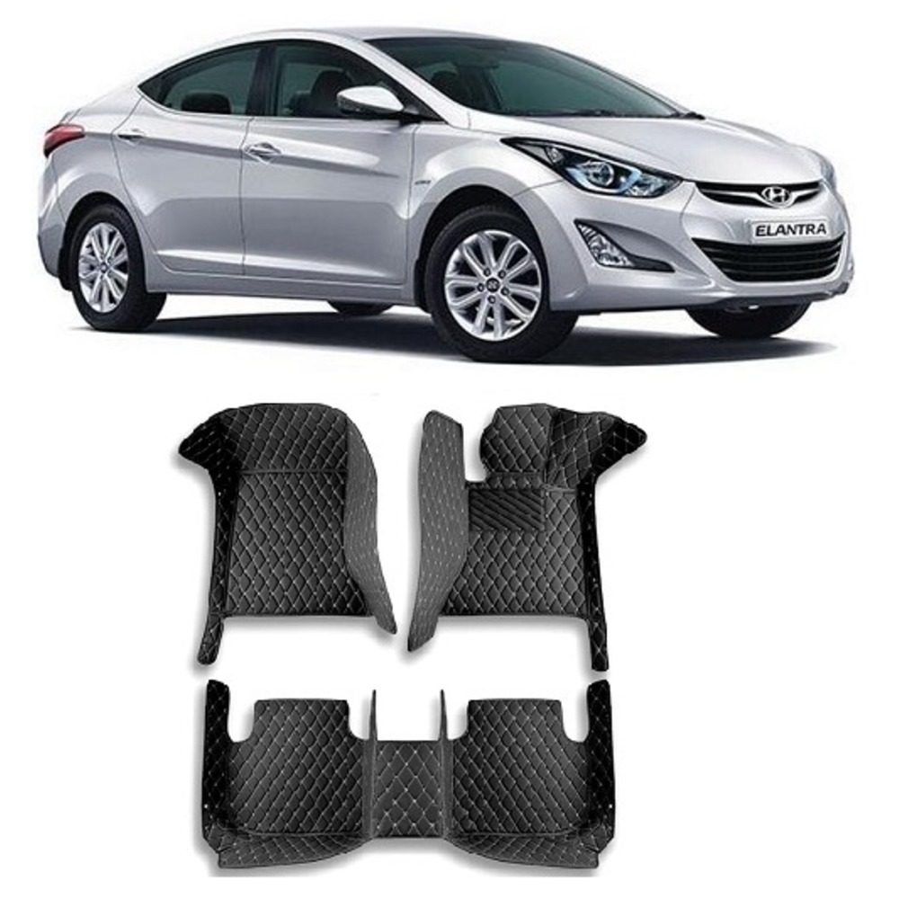 Floor Mats for Elantra Fluidic  - Black